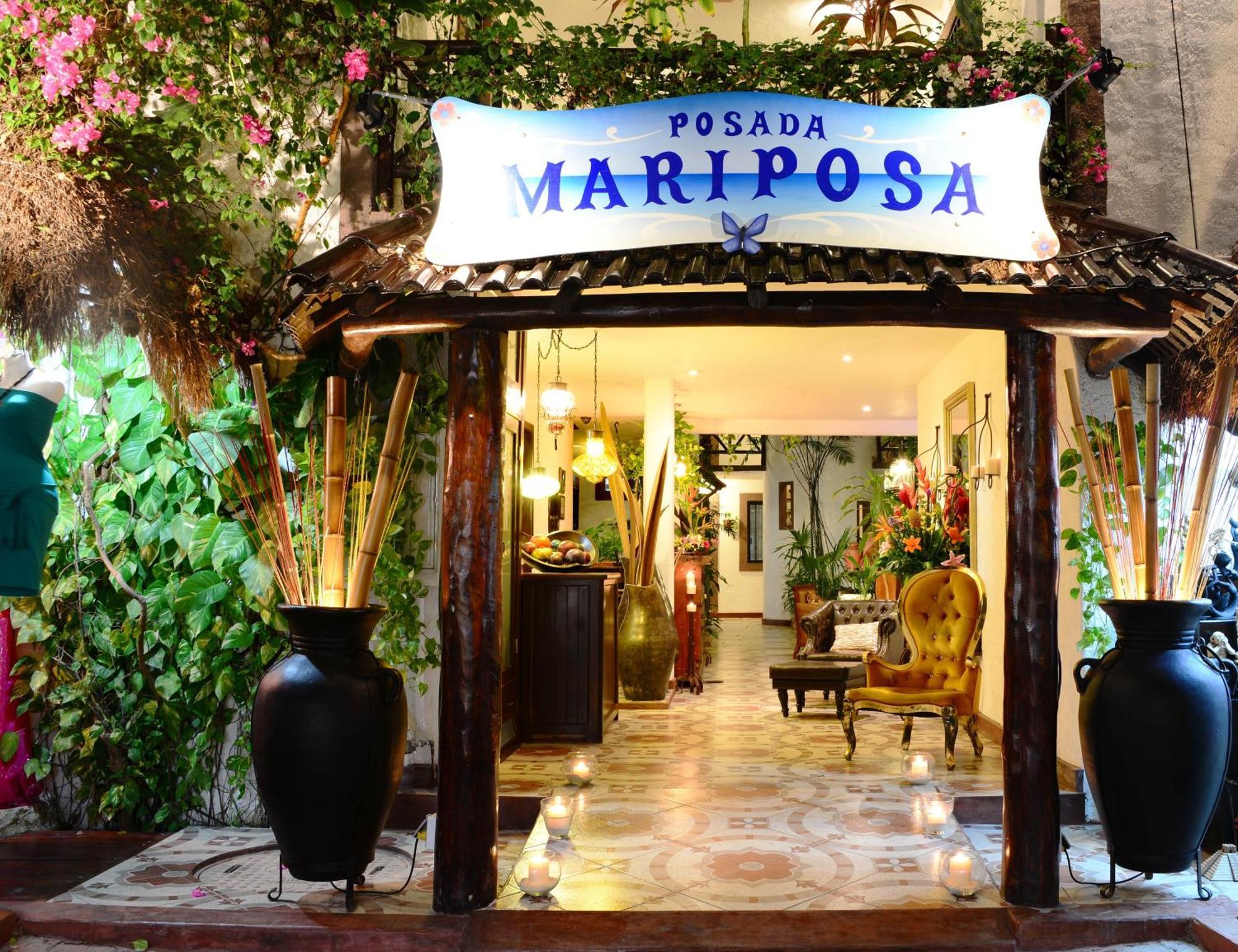 Posada Mariposa Boutique Hotel - 5Th Avenue Playa del Carmen Eksteriør billede